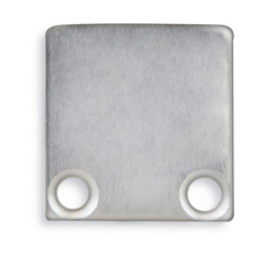Endkappe EC3 Aluminium für Profil SURF12 FLAT in Verbindung mit TUNNEL, 2 STK, inkl. Schrauben