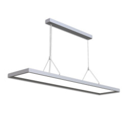 LED Office Pro Pendelleuchte Up&Down, 20W+40W, silber, UGR unter 19, 4000K, 1-10V dimmbar