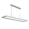 LED Office Pro Pendelleuchte Up&Down, 20W+40W, silber, UGR unter 19, 4000K, 1-10V dimmbar