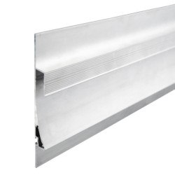 LED Trockenbau-Leuchtenprofil Single Curve, silber, 200cm