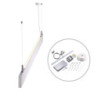 LED Hängeleuchte Linear Up&Down 600, 25W, prismatisch, linear- u. 90° verbindbar, weiß, warmweiß