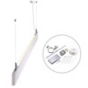 LED Hängeleuchte Linear Up&Down 1200, 40W, prismatisch, linear- u. 90° verbindbar, weiß, warmweiß