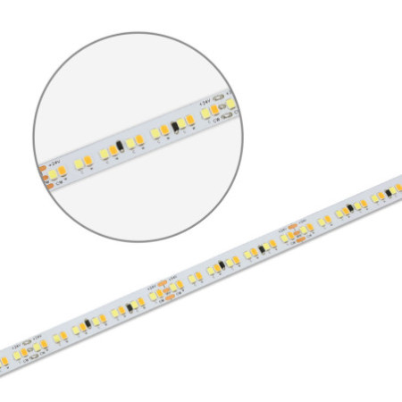 LED HEQ922/960 Linear CCT Flexband, 24V DC, 15W|15W, 140lm/W, IP20, 5m Rolle, 224 LED/m