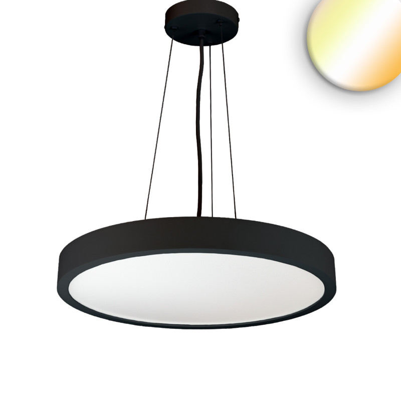 LED Hängeleuchte UGR unter 19 2H, schwarz, 60W|70W, IP42, DN800, 2700|3000|4000K, dimmbar, exkl. Kabel