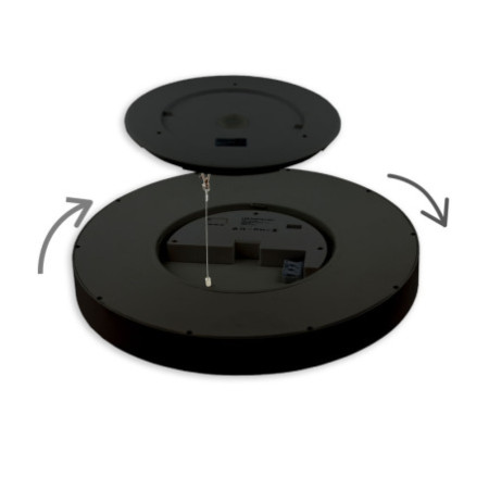 LED Hängeleuchte UGR unter 19 2H, schwarz, 60W|70W, IP42, DN800, 2700|3000|4000K, dimmbar, exkl. Kabel