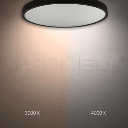 LED Hängeleuchte UGR unter 19 2H, schwarz, 80W|100W, IP42, DN1000, 2700|3000|4000K, dimmbar, exkl. Kabel