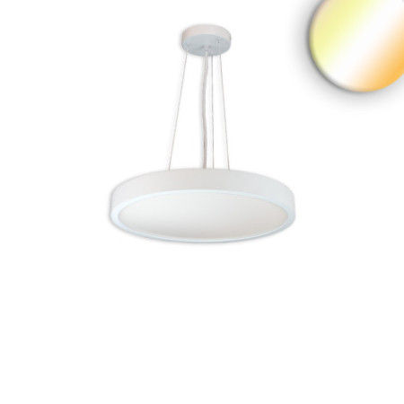 LED Hängeleuchte UGR unter 19 2H, weiß, 20W|30W, IP42, DN400, 2700|3000|4000K, dimmbar, inkl. Kabel