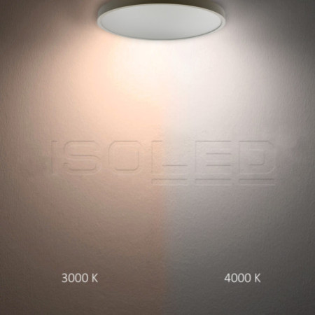 LED Hängeleuchte UGR unter 19 2H, weiß, 20W|30W, IP42, DN400, 2700|3000|4000K, dimmbar, inkl. Kabel