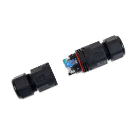 Kabelverbinder IP67, 3-polig 0.75-2.5mm² mit Federklemme, max. 250V 16A, Manteldm. 6.5-11mm