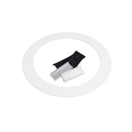 Loch Adapterplatte für Downlights, ohne Federn, weiß, ID 200mm - AD 260mm