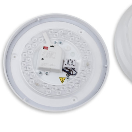 LED Deckenleuchte 22|32W, weiß rund, DN410, IP64, 120lm/W, ColorSwitch 3000|4000|6000K