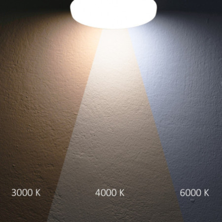 LED Deckenleuchte 22|32W, weiß rund, DN410, IP64, 120lm/W, ColorSwitch 3000|4000|6000K