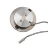 LED Möbeleinbaustrahler MiniAMP silber, rund, 3W, 120°, 24V DC, 1900-4000K CCT, dimmbar
