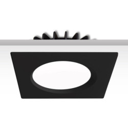 Cover Aluminium rückversetzt schwarz für Sys-90