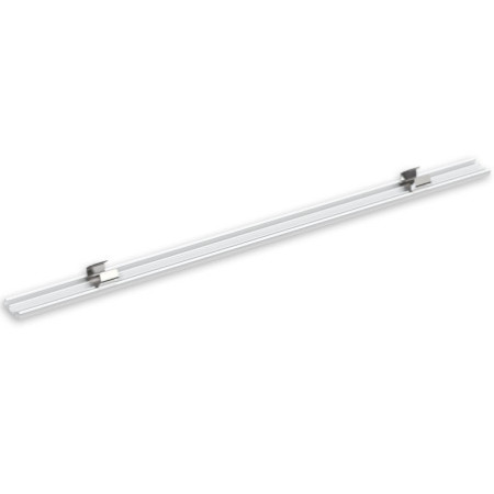 FastFix LED Linearsystem R XL Blindabdeckung für Balkenaufnahme inkl. 2 erhöhte Metallclips, 1528mm