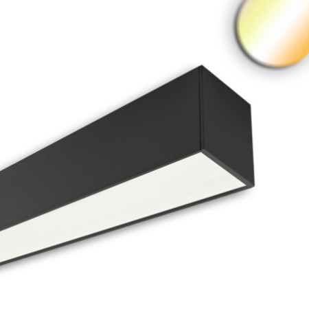 LINKLINE50 LED Aufbau/Hängeleuchte, 60cm, 15W, UGR unter 19 2H|2H, schwarz, 3000|4000K, DALI dimmbar
