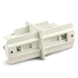 3-Phasen Classic Linear-Verbinder isoliert, weiß