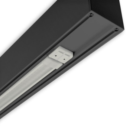 LINKLINE50 LED Aufbau/Hängeleuchte, 60cm, 15W, UGR unter 19 2H|2H, schwarz, 3000|4000K, DALI dimmbar