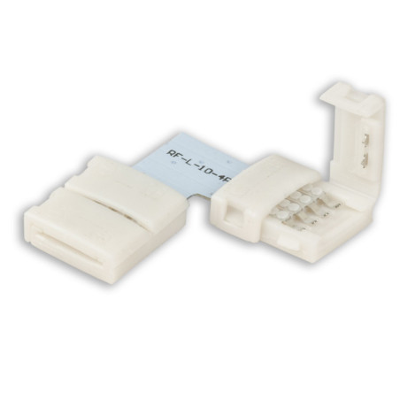 Clip-Eck-Verbinder (max. 5A) C1-410 für 4-pol. IP20 Flexstripes mit Breite 10mm, Pitch  über 12mm