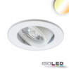 LED Einbauleuchte Sunset Slim68 weiß, rund, 9W, 1800-2800K, Dimm-to-warm