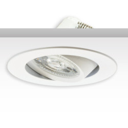 LED Einbauleuchte Sunset Slim68 weiß, rund, 9W, 1800-2800K, Dimm-to-warm