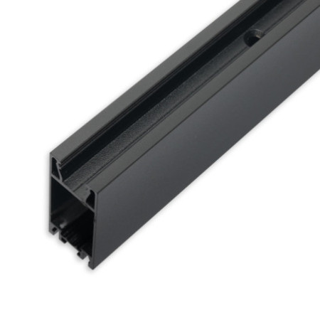 Gardinenprofil Curtain10 ONE HIGH, schwarz RAL 9005, 200cm