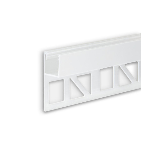 LED Fliesenprofil UP10, weiß RAL 9003 200cm