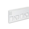LED Fliesenprofil UP10, weiß RAL 9003 200cm