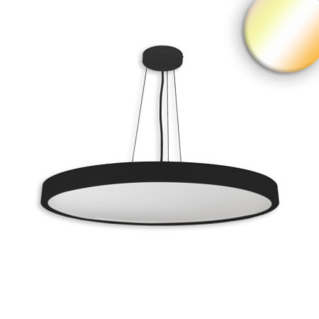 LED Hängeleuchte UGR unter 19 2H, schwarz, 70W, IP42, DN800, ColorSwitch 2700|3000|4000K, DALI dimmbar