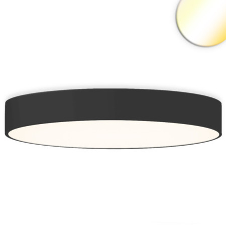 LED Deckenleuchte UGR unter 19 2H, schwarz, 80W|100W, IP44, DN1000, ColorSwitch 2700|3000|4000K, dimmbar