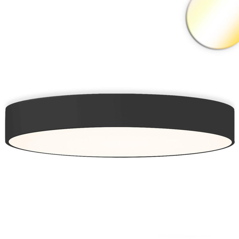 LED Deckenleuchte UGR unter 19 2H, schwarz, 80W|100W, IP44, DN1000, ColorSwitch 2700|3000|4000K, dimmbar