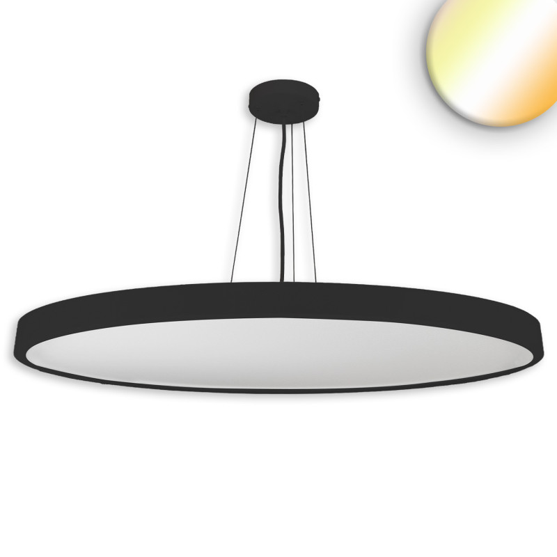 LED Hängeleuchte UGR unter 19 2H, schwarz, 80W|100W+8W, IP42, DN1000, 2700|3000|4000K, dimmbar, Up&Down