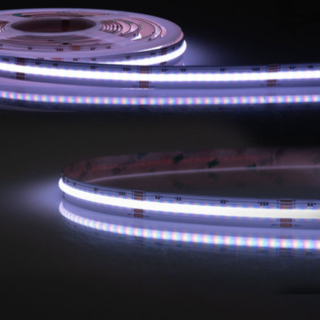 LED COB RGB+2700K Linear Flexband, 24V DC, 20W, IP20, 5m Rolle, 896 LED/m