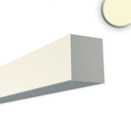 PROLAMP 40Dhm Aufbau Rechteck 124W weiß, 2000x2000mm, opal+, TRIAC dimmbar, 3000K, 6-teilig