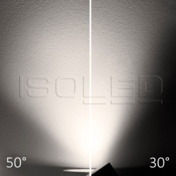 3-Phasen Schienenstrahler fokussierbar, 35W, 30°-50°, weiß matt, 3500K, CRI92