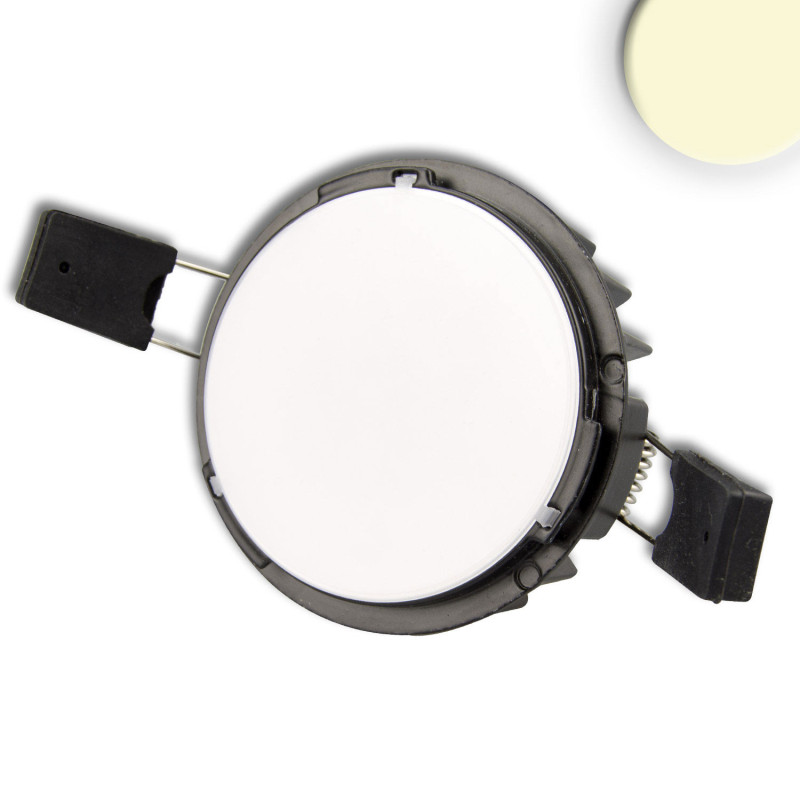 LED Einbaustrahler Sys-90 MiniAMP, 10W, 24V DC 3000K, CRI92, dimmbar (exkl. Cover)