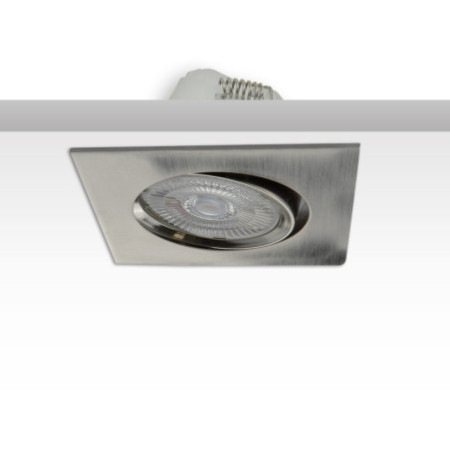 LED Einbauleuchte Sunset Slim68 Alu, eckig, 9W, 1800-2800K, Dimm-to-warm