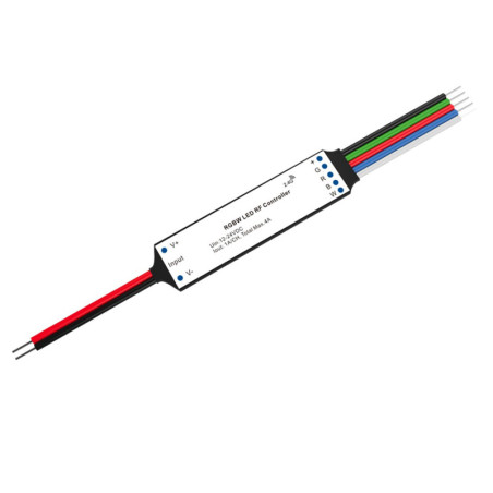Sys-Pro RGB+W Funk Mesh PWM-Dimmer Mini, 4 Kanal, 12-24V DC 4x1A