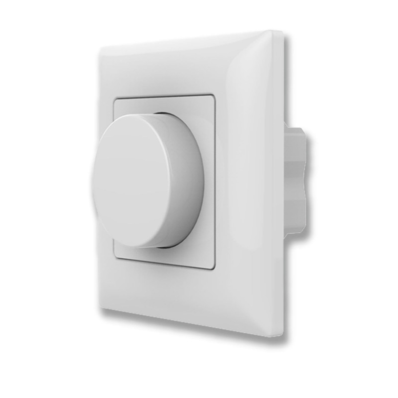 Sys-Pro 1 Zone Einbau-Drehknopf/Funk-Dimmer mit 0/1-10V Output + 4A Schaltrelais, 85-265V