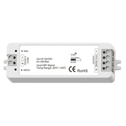 LED FUNK SPI-Controller für 8 - 1024 Pixel inkl. Fernbedienung, 5-48V DC, 8A