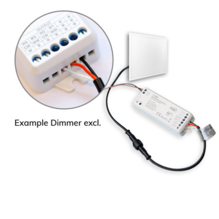 LED Panel HCL Line 625, 24V DC, UGR unter 19 4H/8H, WW/28W, KW/28W, WW+KW:28W, ohne VG
