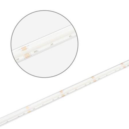 LED Aqua COB RGB+2700K Linear Flexband, 24V DC, 20W, IP68, 5m Rolle, 896 LED/m