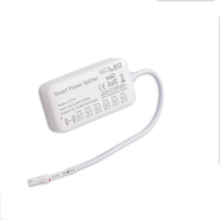 MiniAMP Power-Splitter 6-fach, Single Color, 12-24V DC, mit Master Sensor-Port
