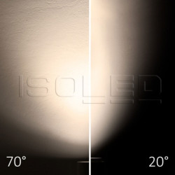 3-Phasen Schienenstrahler fokussierbar, 34W, 20°-70°, weiß matt, Bread 2700K