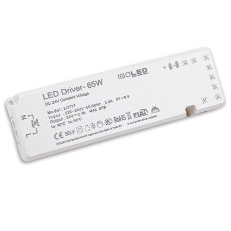 LED MiniAMP Trafo 24V/DC, 0-65W, 7x3A mit Master Sensor-Port