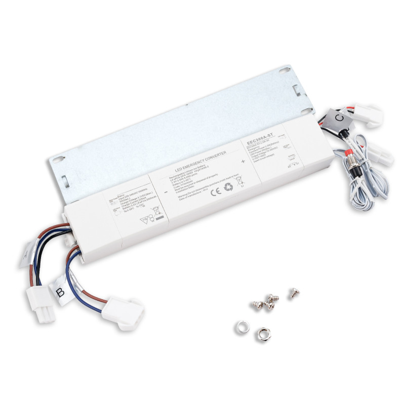 Notlicht Akkumodul 3000 mAh, 2,5W 3h (30-300V) für nicht dimmbare Wannenleuchten HEQ anschlussfertig