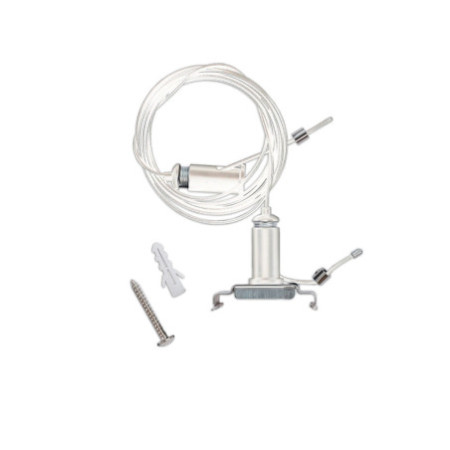 LINKLINE50 Seilabhängung Set (exkl. Baldachin) für LED Hängeleuchte, weiß