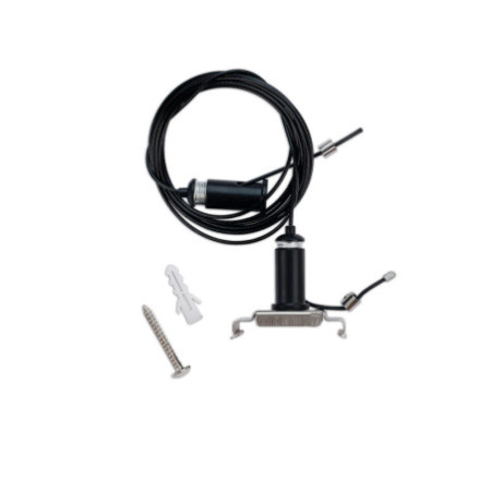LINKLINE50 Seilabhängung Set (exkl. Baldachin) für LED Hängeleuchte, schwarz