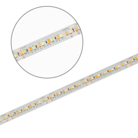LED CCC Amber+SkyBlue Flexband, 15W|15W, 5m Rolle, 24V, IP20