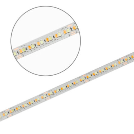 LED CCC Amber+SkyBlue Flexband, 10W+10W, 10m Rolle, 48V, IP20